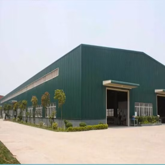 Almacén de estructura de acero Construcción de marco de acero diseñado a prueba de fuego Almacén prefabricado de estructura de acero impermeable